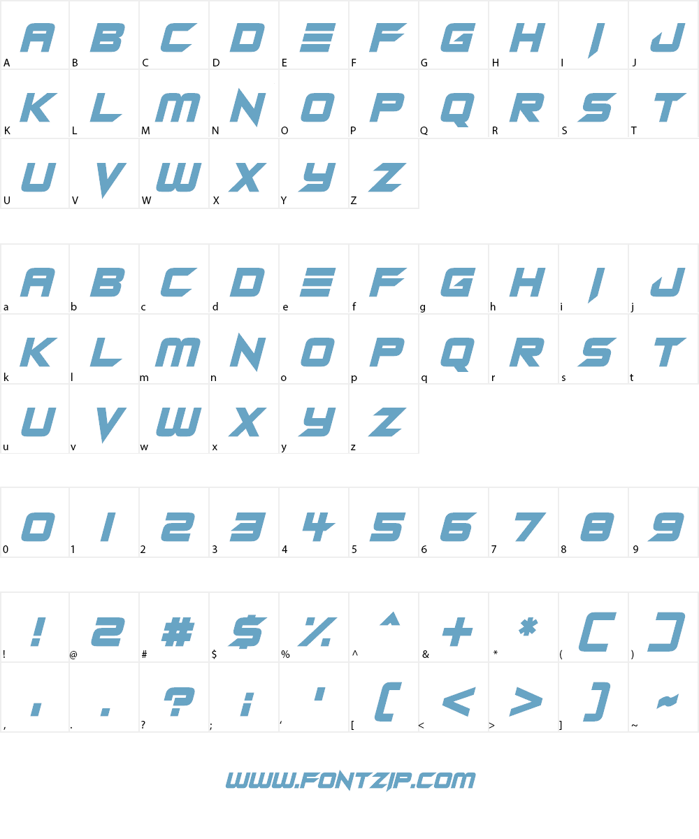 Android Assassin Font Character